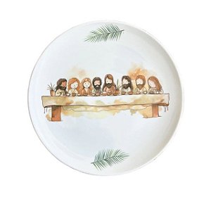 Prato Raso Santa Ceia 26cm