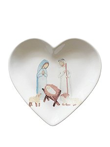 Mini Bowl de Coração em Porcelana Presépio 150ml