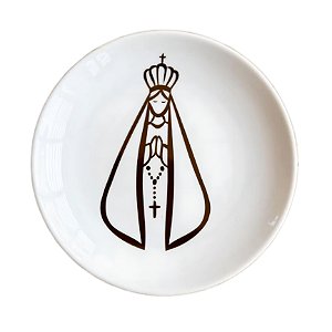 Prato Pão Nossa Senhora 16cm