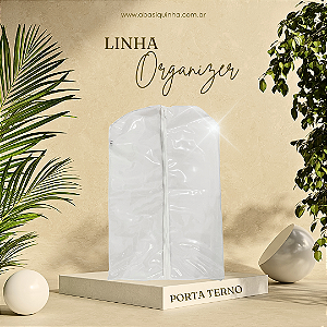 Capa Porta Terno Com Zíper Para Roupas, Camisas E Ternos
