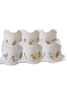Porta Ovos em Porcelana Garden