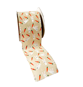 Fita Decorativa de Pascoa Coelho & Cenoura (FT123P)