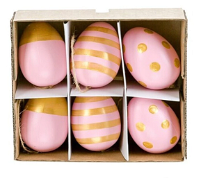 Mini Ovos Decorados c/6 - Rs/Do