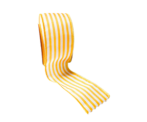 Fita Decorativa de Pascoa Listras Amarelas (FT2644)