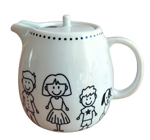 Bule de Café Redondo Família Nova