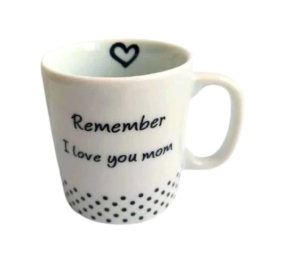 Caneca em Porcelana Mãe Remember 200ml