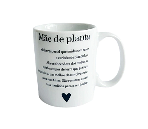 Caneca Personalizada 250ml-Mãe de Planta