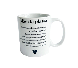 Caneca Personalizada 250ml-Mãe de Planta