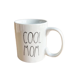 Caneca em Porcelana Mãe -Estampa Cool Mom 250ml