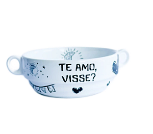 Consume de Porcelana Empilhável Te amo 400ml
