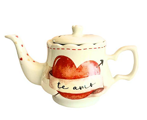 Bule de Porcelana Cupido 1,1L