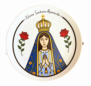 Prato Sobremesa Nossa Senhora 21cm