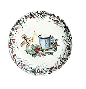 Prato Sobremesa Floresta Biscoitos 21cm