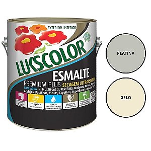 Tinta Esmalte Brilhante Base Água 3.600l Lukscolor Cores