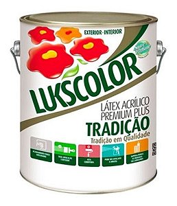 Tinta Latex Lukscolor Galão 3,6lts Diversas Cores