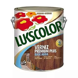 Verniz Madeira Base Água Incolor Brilhante 3,6l Lukscolor