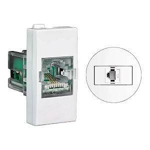 Módulo Tomada Para Telefone RJ11 4 Vias Alumbra Siena 6165