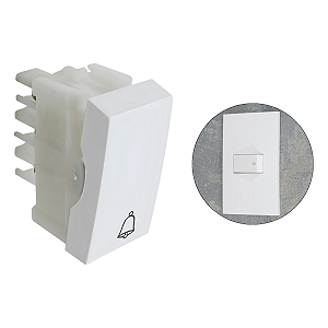 Módulo Pulsador Para Campainha Branco Alumbra Siena 6001