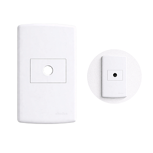 Módulo de Tomada Saída De Fio Alumbra Siena Branco 6176