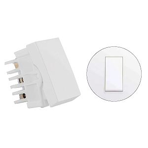 Módulo de Interruptor Intermediário Branco Alumbra Siena 6055