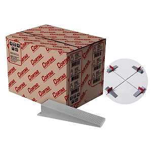 Cunha Porcelanato Piso Nivelador Revestimento Eco C/500pçs Cortag