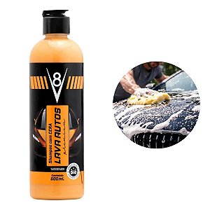Shampoo Automotivo Lava Autos Com Cera V8 500ml Sanol