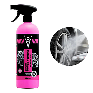 Limpador Automotivo Desengraxante Rodas Motor V8 800ml Sanol