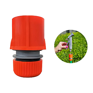Engate Rápido Plástico 1/2" Esguicho Irrigadores  Garden  1240E