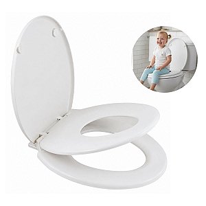 Assento Sanitário Infantil Baby Confort Branco Polipropileno Branco