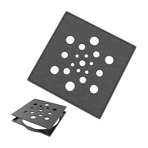 Porta Grelha Clean S/Fecho  Ralo Quadrado 15mm Estrela