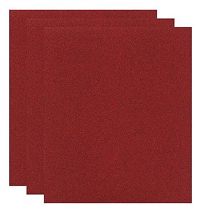 Kit 3und Folhas de Lixa Massa Gesso Parede G120 Ms-230 Cortag