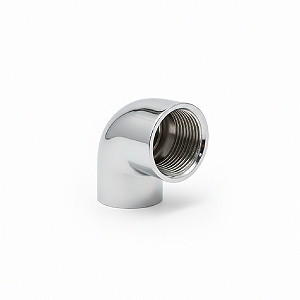 Cotovelo Joelho  Fêmea 3/4" X 90 Metal Cromado Garden
