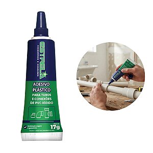 Adesivo Plástico Cola P/tubos Cano Conexão Pvc 17gr Incolor Estrela