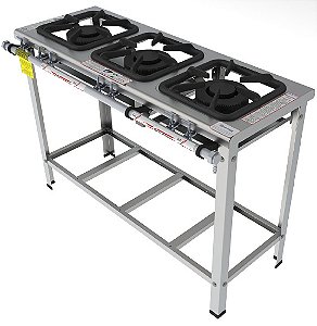 Fogão Industrial Classic Inox FGI 33 LD
