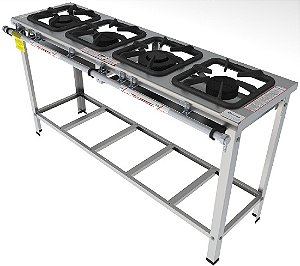Fogão Industrial Classic Inox FGI 34 LM