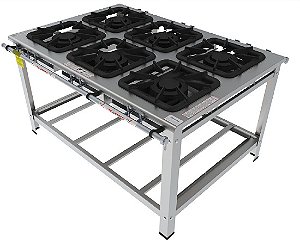 Fogão Industrial Classic Inox FGI 46 CD