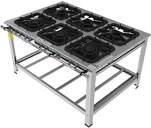Fogão Industrial Classic Inox FGI 46 EM