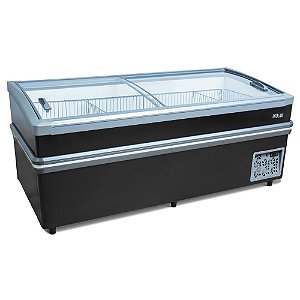 Ilha de Congelados Vidro Reto 2M