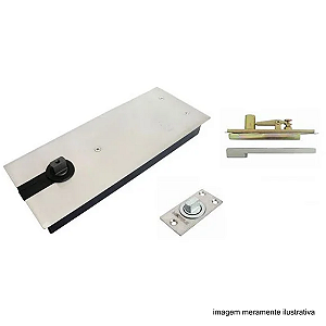 Mola de Piso Hafele EN 3-4 Inox Escovado – Alta Performance