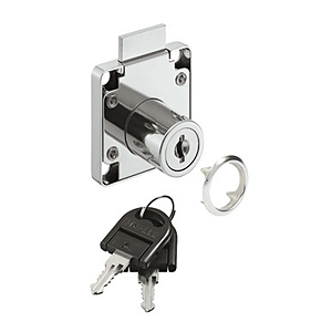 Fechadura para Móveis 22mm Cromado Polido – Design e Segurança