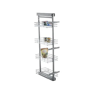 Coluna Deslizante Schmitt 4 Cestos De 250mm Altura Ajustável 1500mm