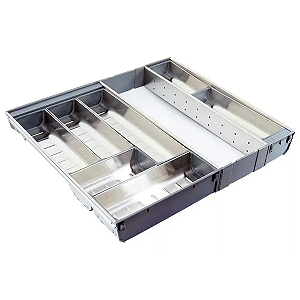 Divisor de Talheres de Inox 516 x 472 mm - Organização Prática