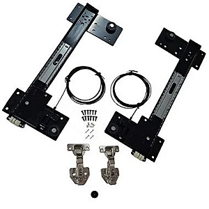 Kit Escamoteável Rivelato Embutido 533mm Para Mdf De 15 a 20mm