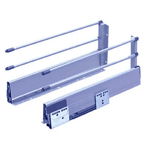 Kit Gaveta Metálica Alto Drawer 199x450mm Cinza - Extração Total