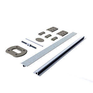 Desempenador de Porta de Armário Modelo DP100/2 Embutido - Resistente