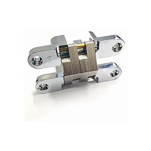 Dobradiça Invisível Hard F0052 94x19mm Cromado - Alta Durabilidade