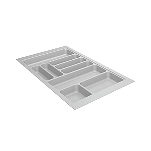 Divisor de Talheres Hettich Cinza 1150mm x 520mm - Organização Eficaz