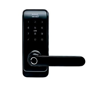 Fechadura Digital SL205 com Biometria, Senha, Cartão e Chave - Papaiz