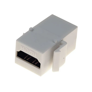 Conector HDMI 1.3 F/F Branco Keystone - QTMOV 99080.00