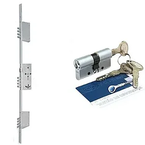 Fechadura Keso 70200 De Alta Segurança Rolete Cilindro De 120mm Com 12 Pinos
